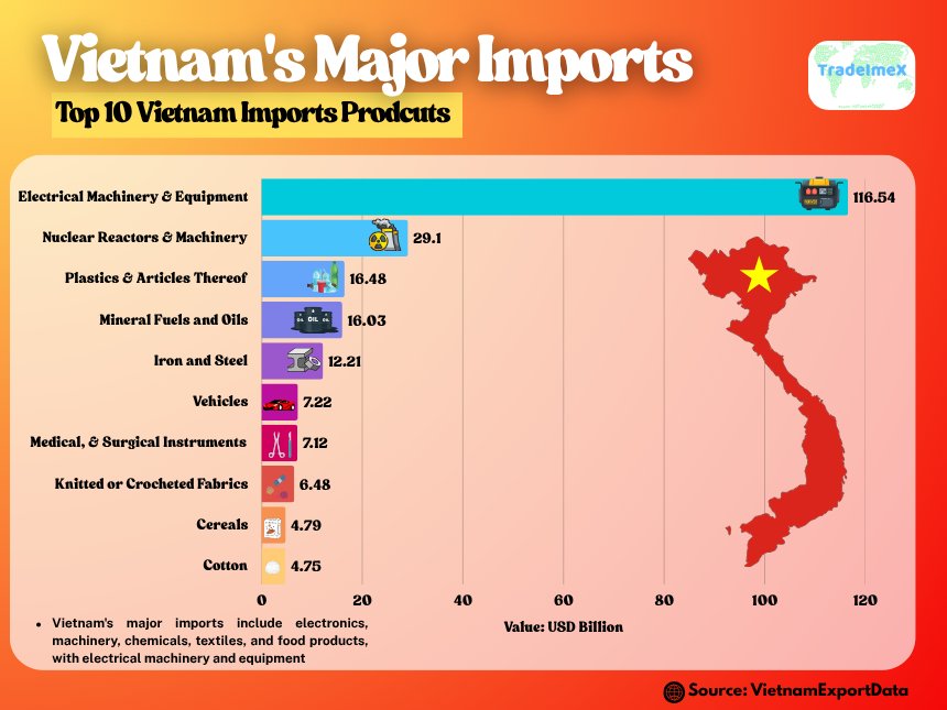 Vietnam's Major Imports
