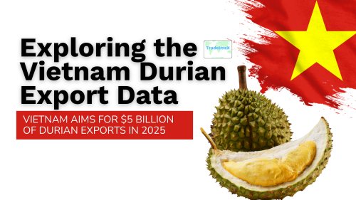 Exploring the Vietnam Durian Export Data: Vietnam aims for $5 billion of Durian Exports in 2025