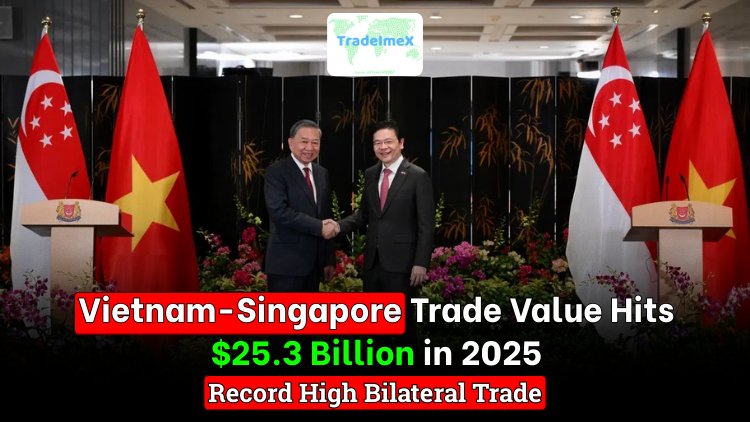 Vietnam-Singapore Trade Value Hits $25.3 Billion in 2025: Record High Bilateral Trade