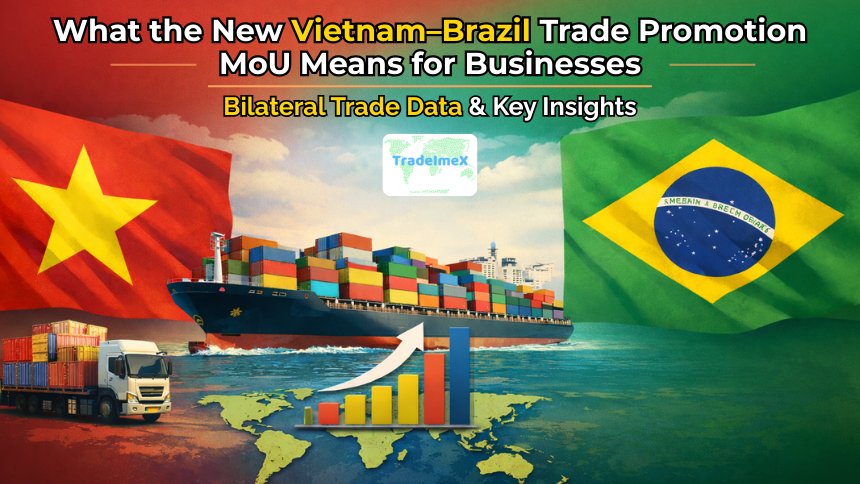 What the New Vietnam–Brazil Trade Promotion MoU Means for Businesses: Bilateral Trade Data & Key Insights