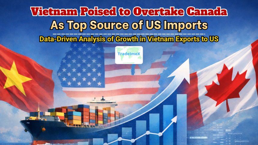 Vietnam Poised to Overtake Canada as Top Source of US Imports: Data-Driven Analysis of Growth in Vietnam Exports to US